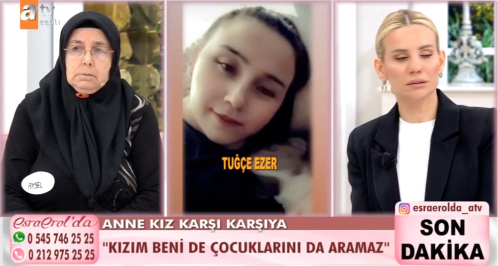 esra erol da aysel ezer kimdir tugce ezer kimdir tugce ezer olayi nedir